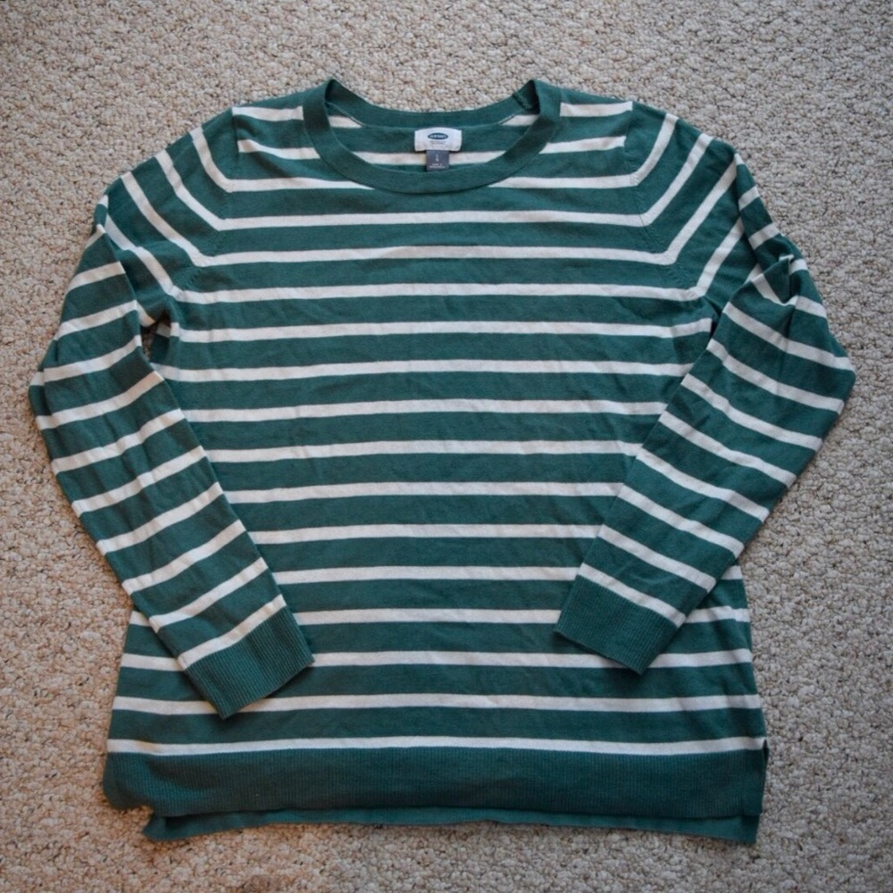 Old Navy Striped Crew Neck Sweater